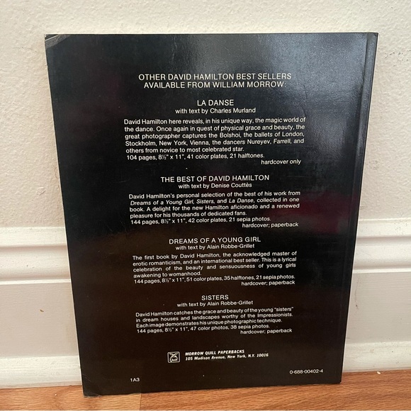 David Hamilton Private Collection Book - Picture 2 of 4